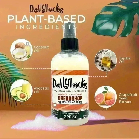 New-Dollylocks Dreadshop   Dreadlocks Refreshing Spray (8oz/236ml) - Picture 1 of 2